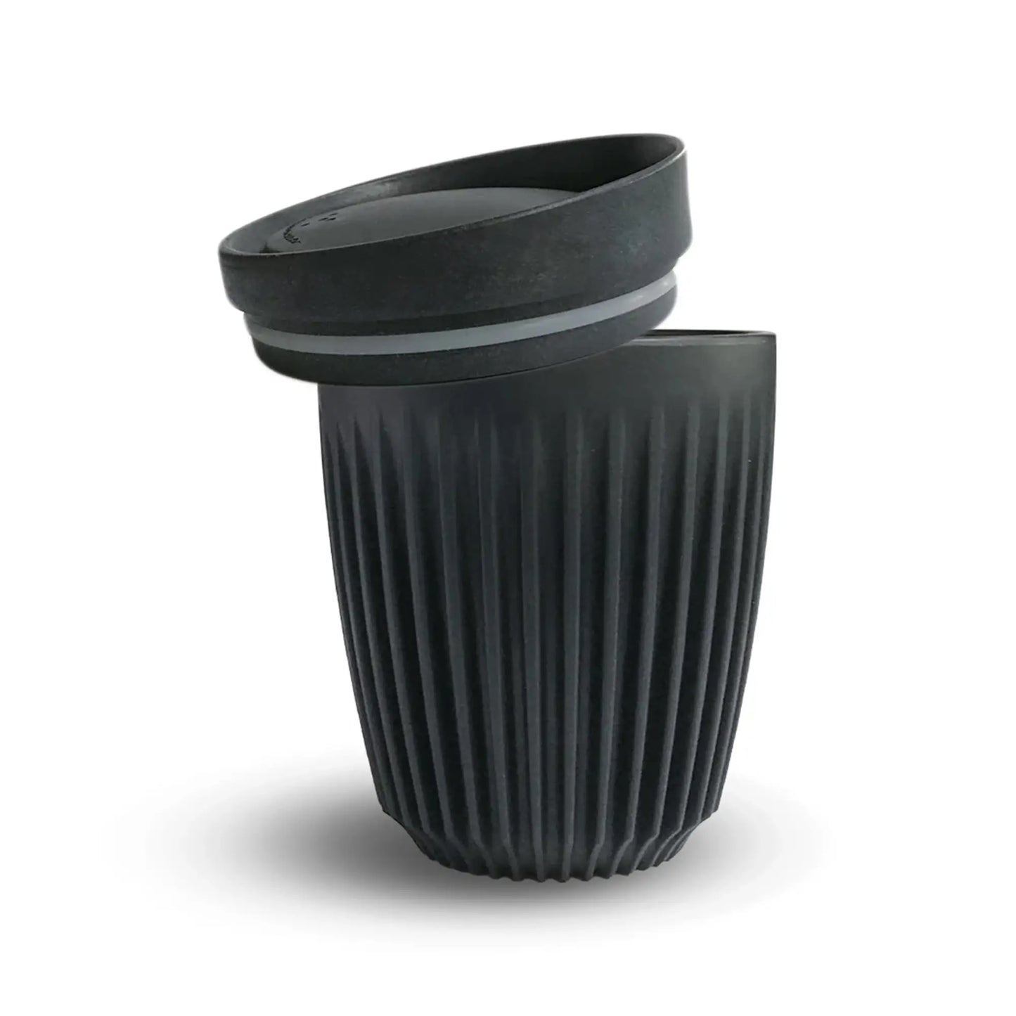 Huskee kopp med lock - 235 ml (8 oz) - Kolfärgad