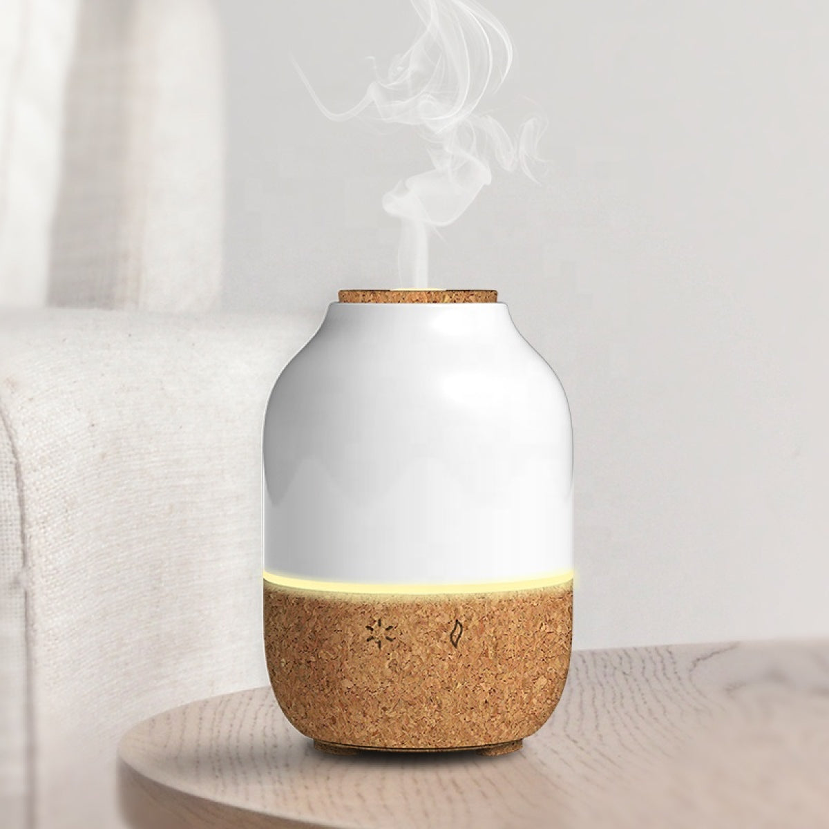 Vit keramikdiffuser med kork