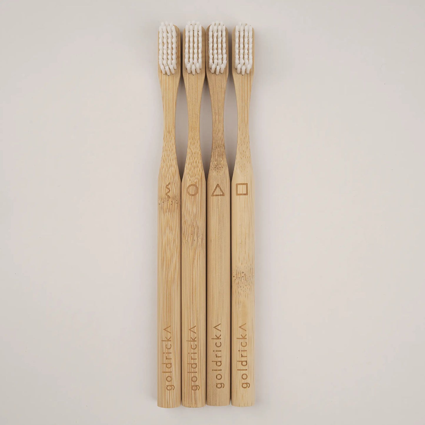 Bambu tandborstar 4-pack