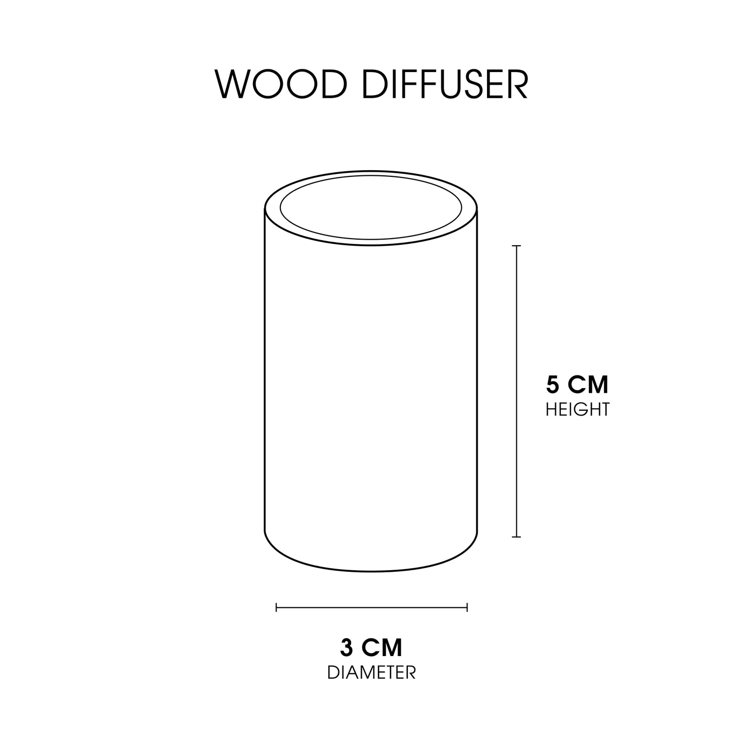 Cylindrisk trädiffuser